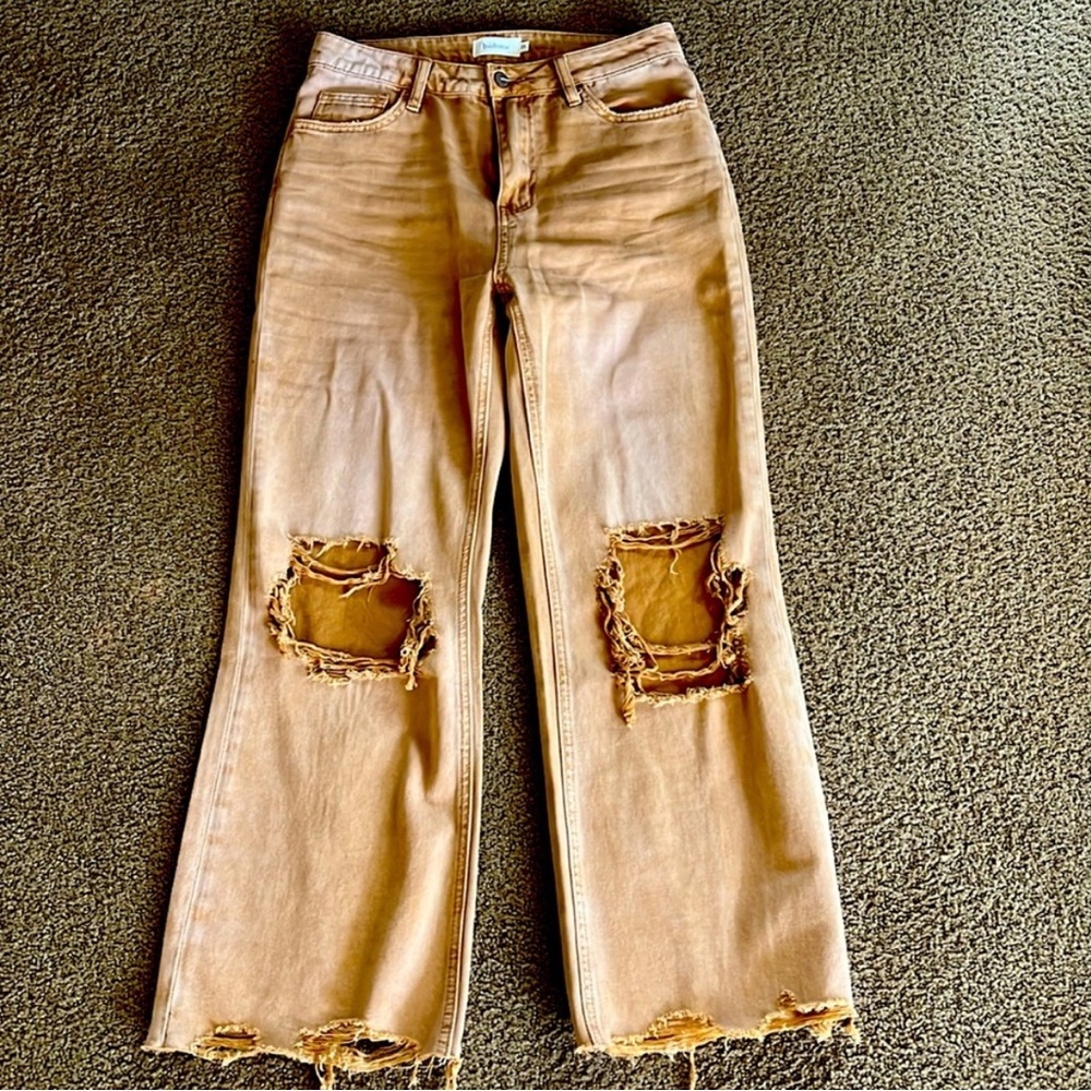 Bohme Cropped Wide Leg Jeans